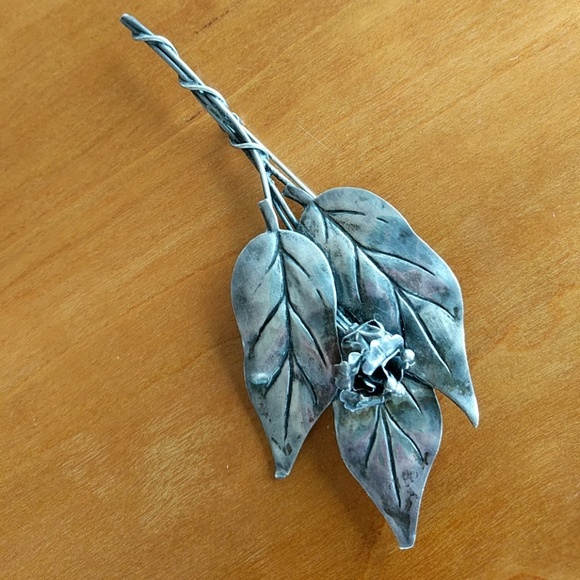 VINTAGE COROCRAFT STERLING BROOCH! - Picture 8 of 8